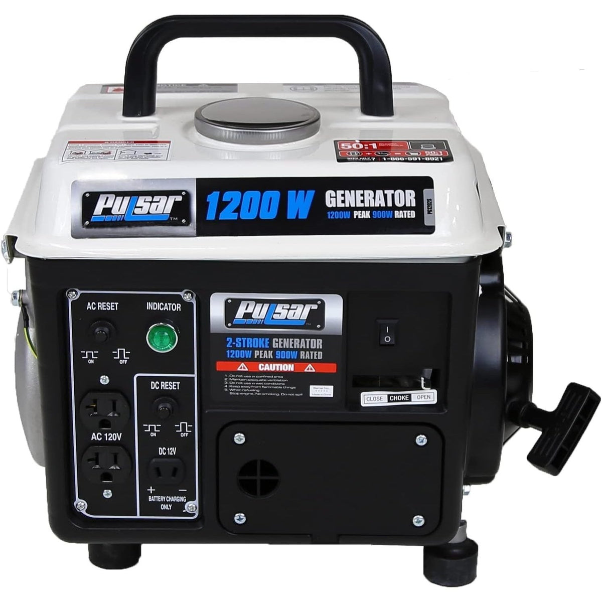 Portable Generator Gas Powered, Camping Emergency Tailgating Outdoor for Garden, Patio and Yard Use — image 7