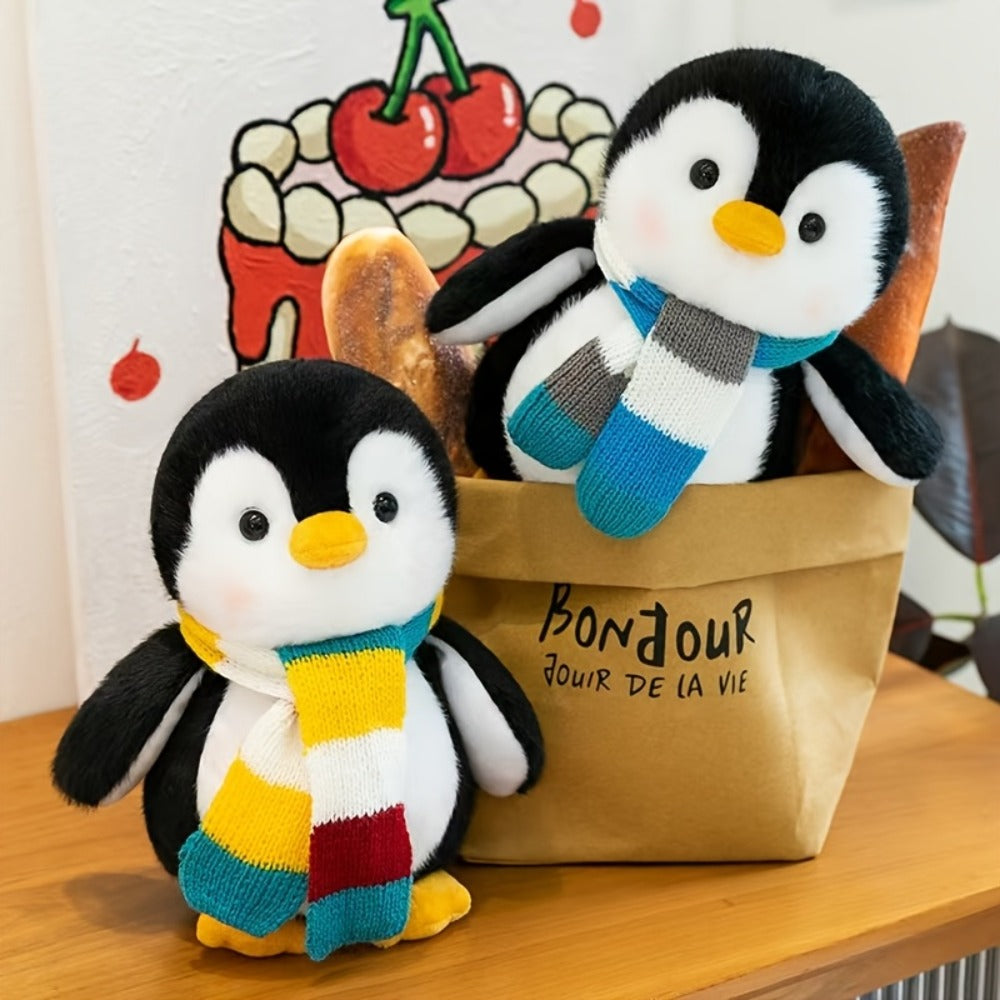 Stuffed Animal Scarf Penguin with Blue or Yellow Accessory Option and One-Piece Configuration — image 11