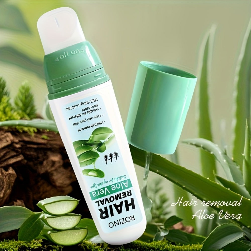 Hair Removal Cream ROZINO 100g Aloe Vera and Squalane Tube with Carton for External Body Grooming — image 9