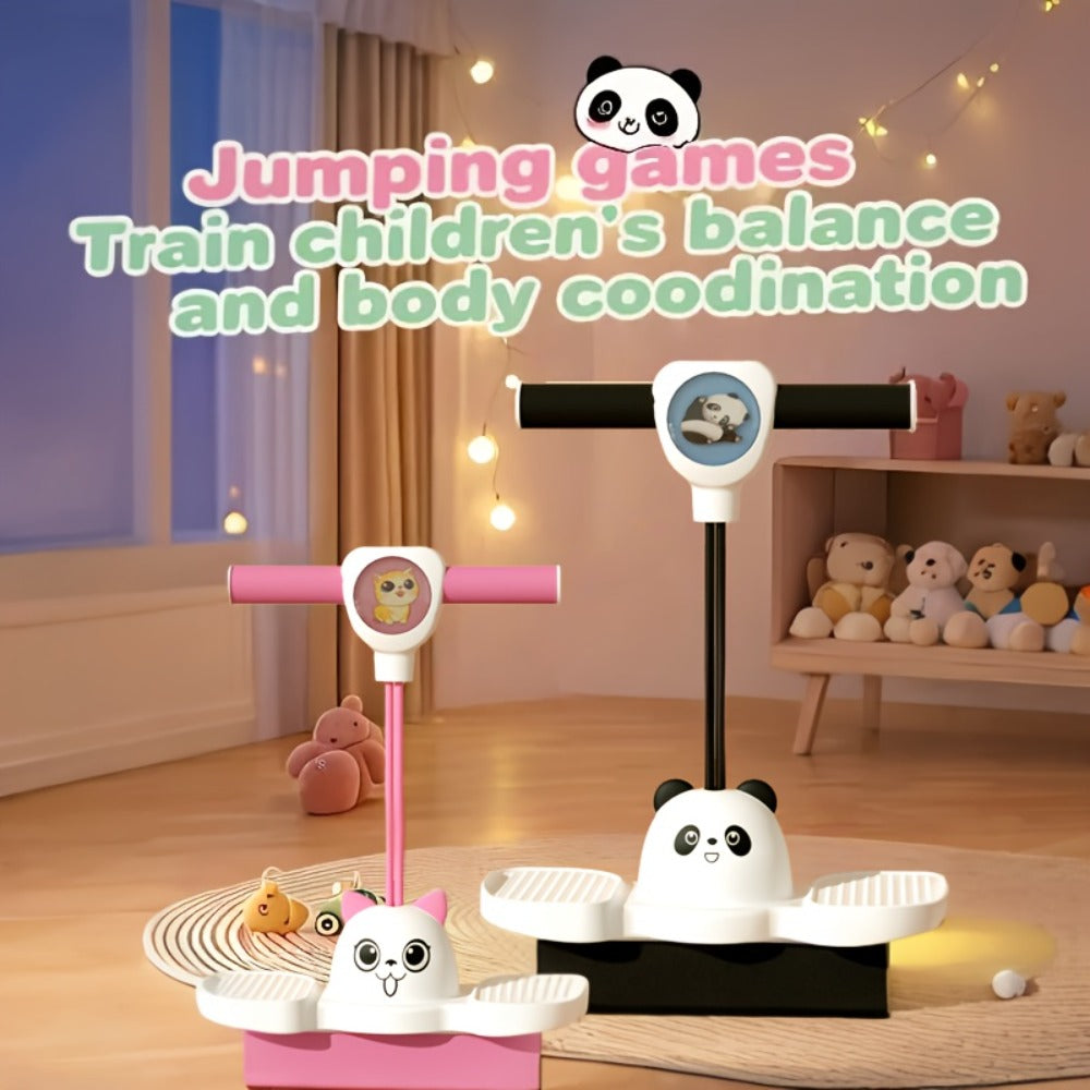 Hop Ball for Kids & Adults Luminous, Thickened Rubber Bouncing Balance Ball, Princess Pink & Panda Black — image 14