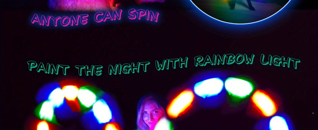 Glow Poi Balls LED Spinning Set 1 Pair with the Listed Color, Size or Set Options for Everyday Use — image 10