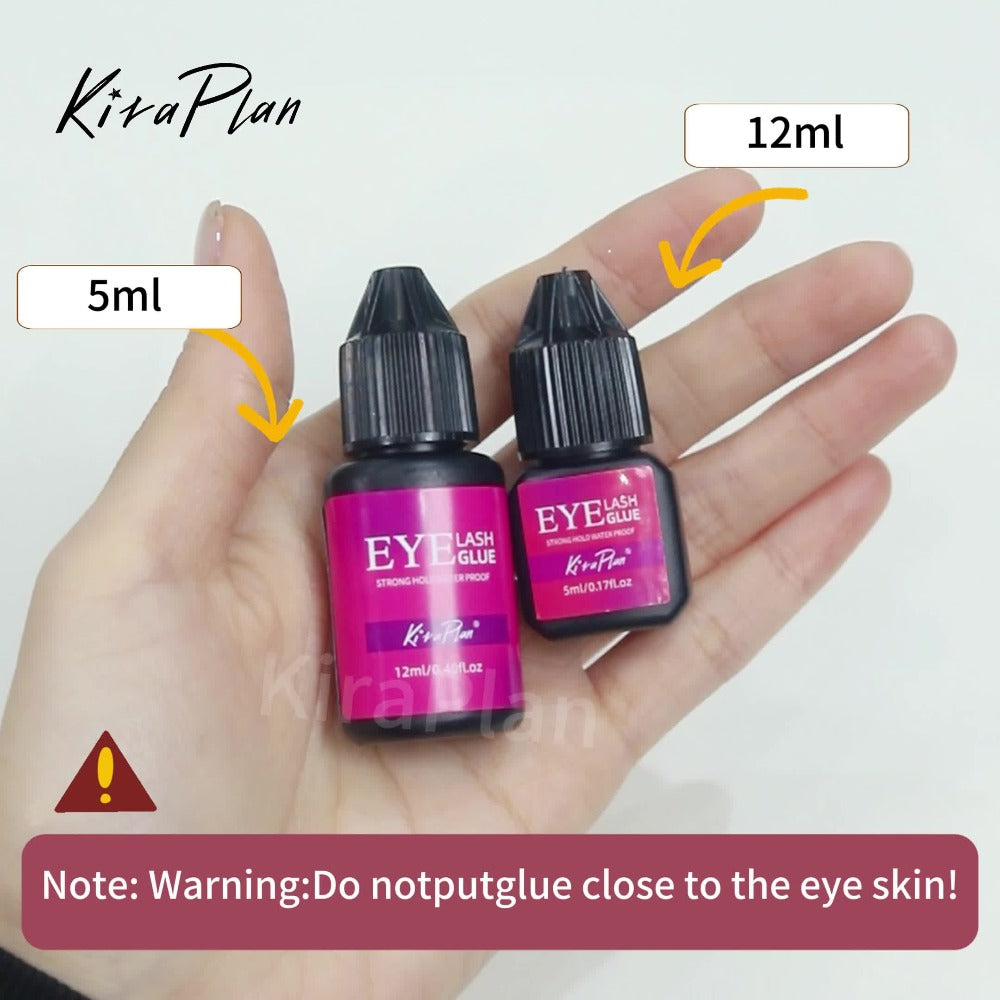 2-Pack Lash Extension Glue, Ultra Fast Dry 0.5, 1s, 6, 7 Week Retention, Black Eyelash Adhesive — image 12