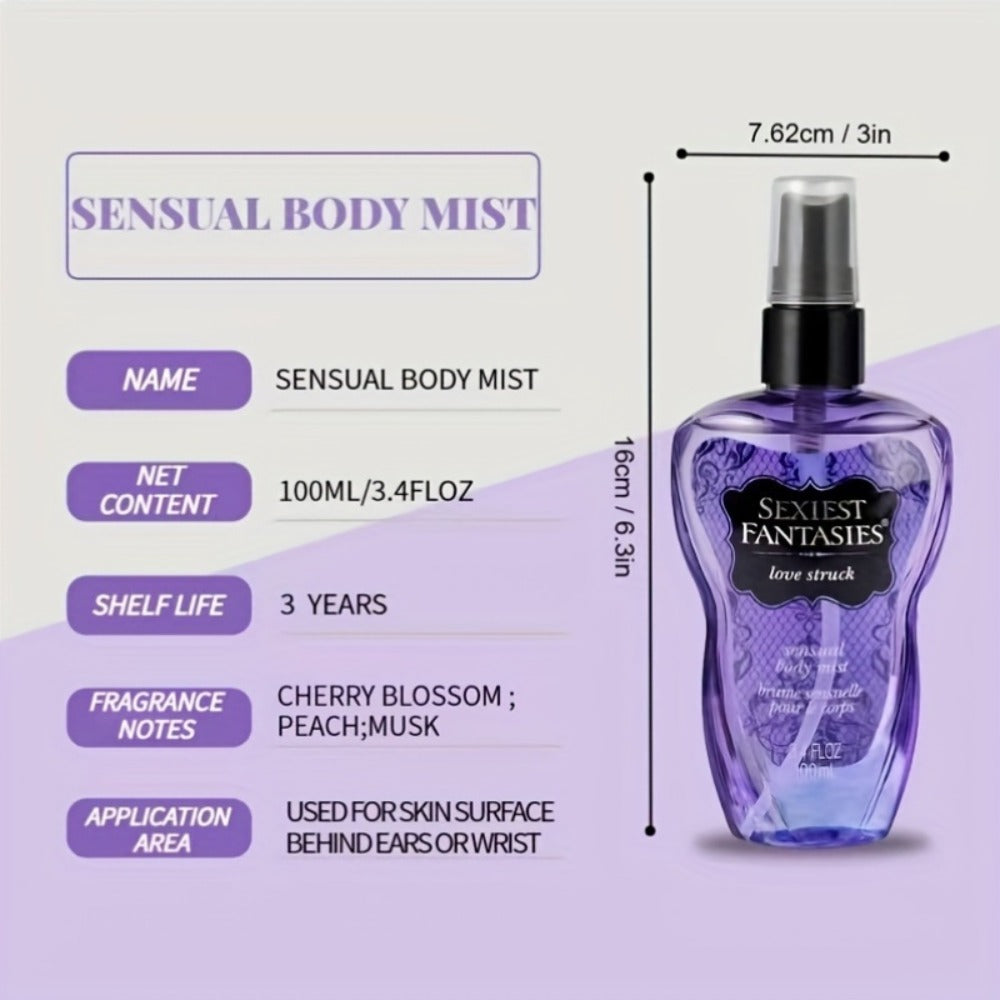 Perfume Cherry Blossom for Women 100ml in Purple Gradient Bottle with Gold-Tone Cap for Daily Wear — image 5