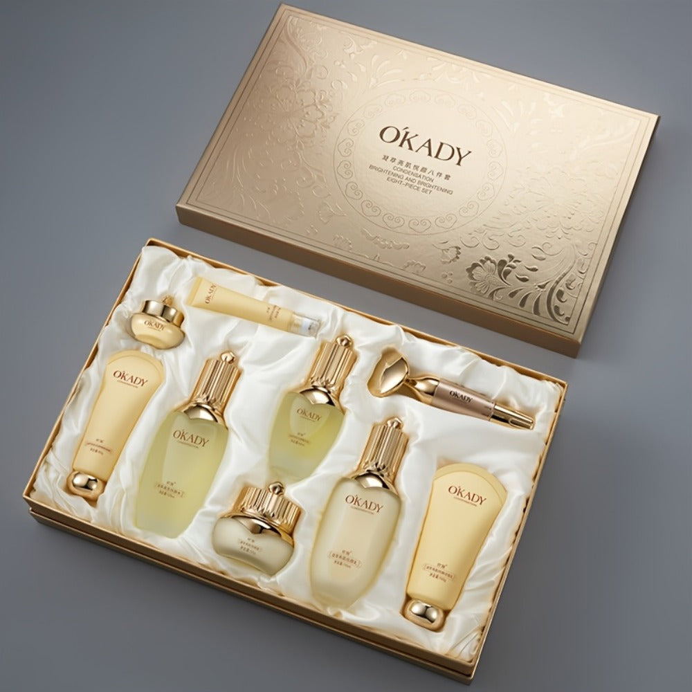Skincare Set with OKADY Label, 9 Ginseng Products Including Cleanser Toner Essence Serum and Creams — image 9