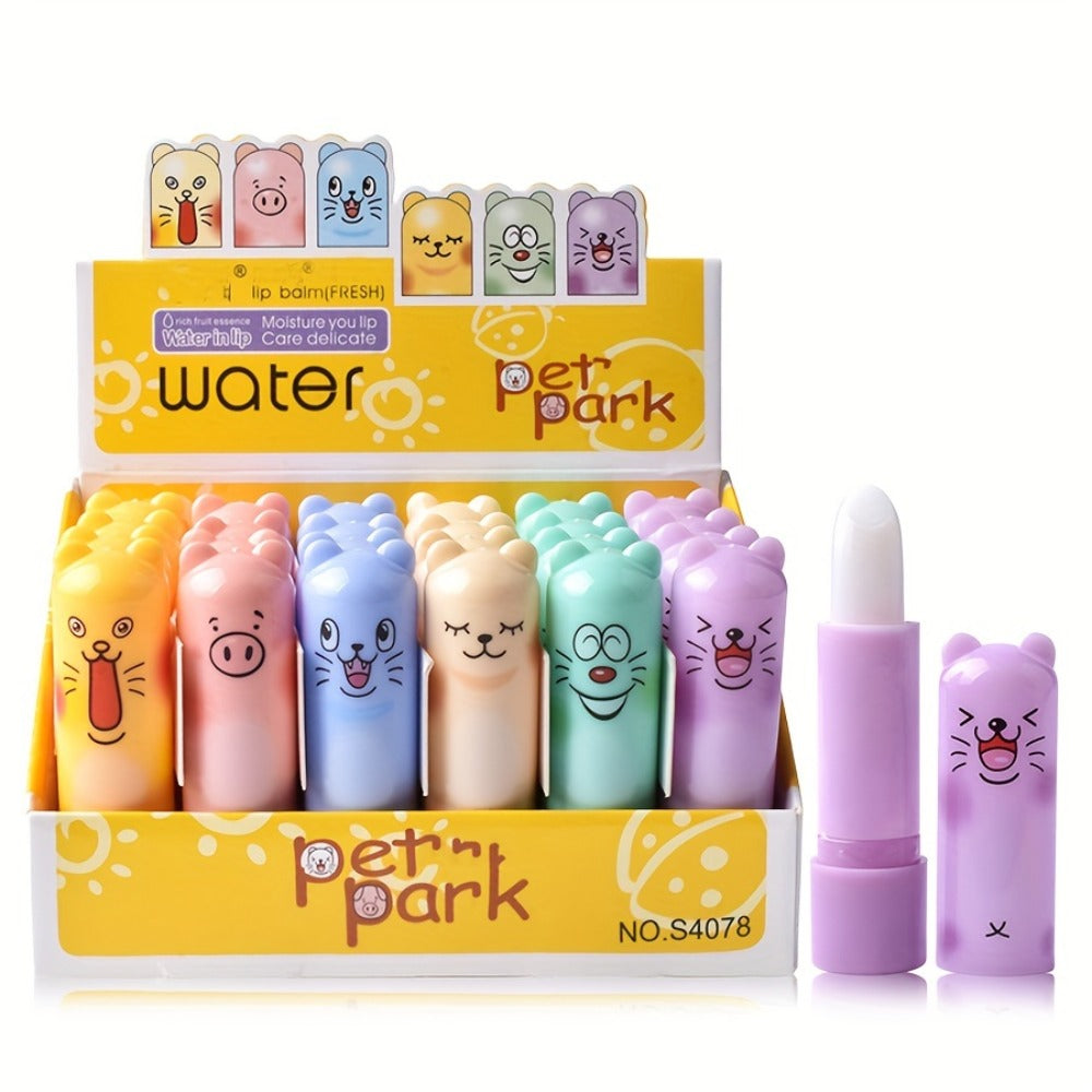 Lip Balm WATER PARK PET PARK 24-Piece Set with Twist-Up Tubes, Character Packaging and Two Box Styles — image 1