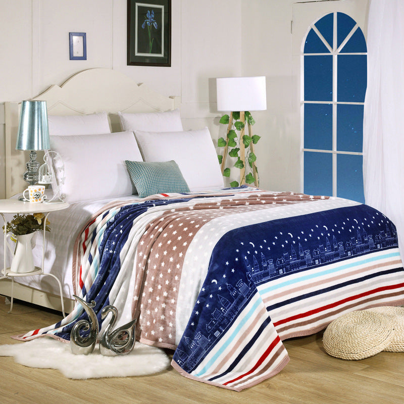 Thickened Cloud Mink Velvet Blanket