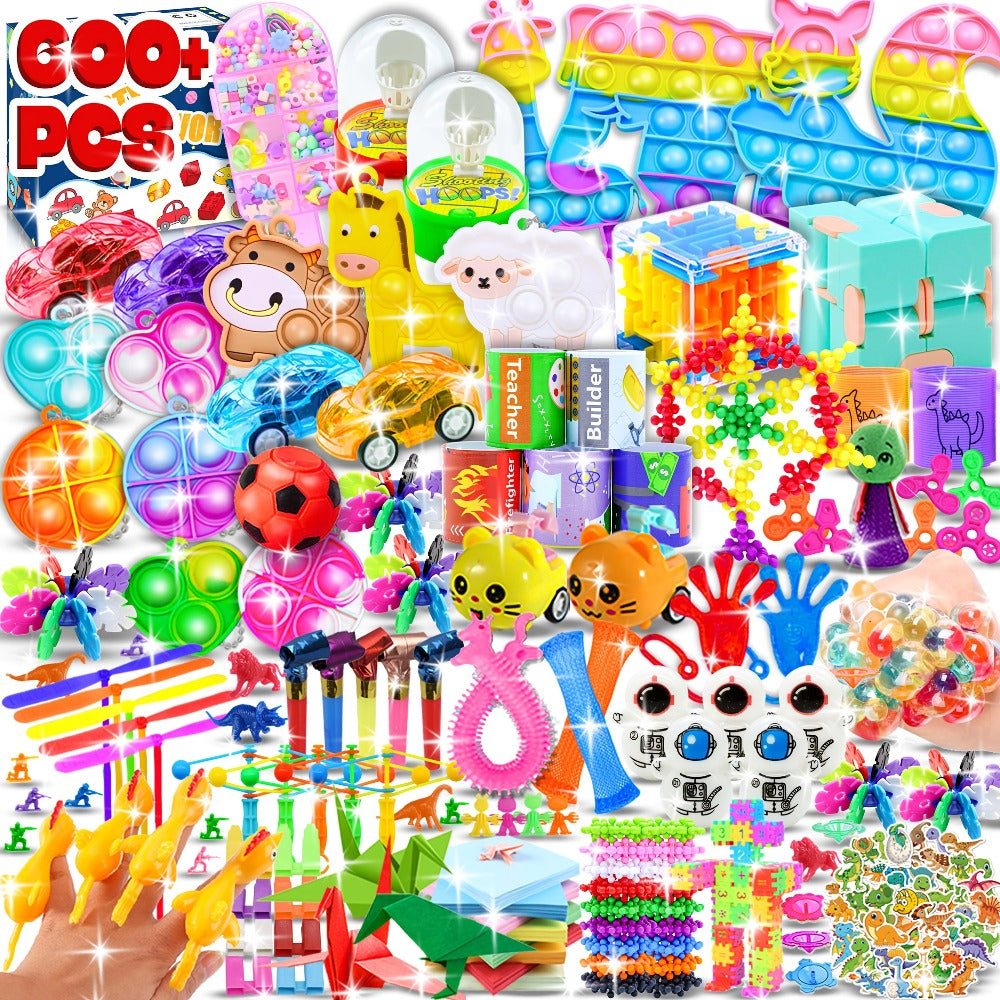 Party Favors Mixed Novelty and Fidget Assortment, 600-Piece Multicolor Set for Large Events — image 7