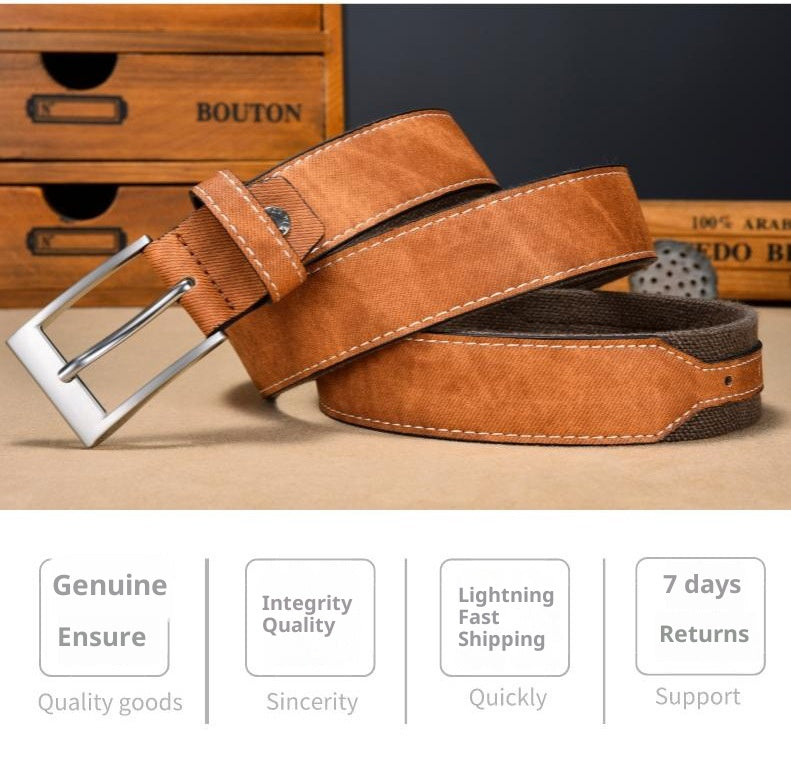 Men's Casual All-matching Canvas Belt