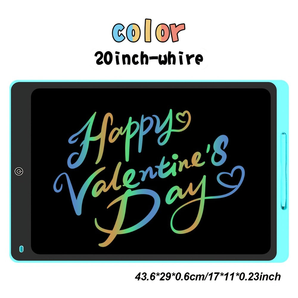 Large LCD Drawing Tablet for Kids 16 & 20 Inch, Colorful Erasable Electronic Doodle Board Reusable Writing Pad — image 3