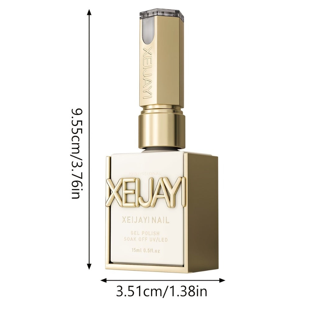 Gel Nail Polish Set with XEIJAYI Label, 9 Green Forest Colors in 0.51oz Photo Frame Bottles — image 5