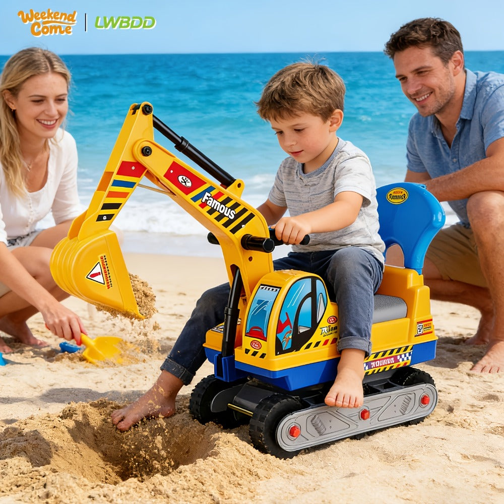 Ride-On Excavator Toy for Kids with Manual Digging Arm with the Listed Color, Size or Set Options for Everyday Use — image 8