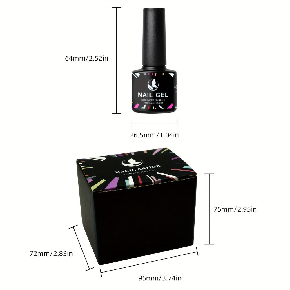 Gel Nail Polish 8-Color Rhapsody Pastel Set with Soft Muted Tones for All-Season UV/LED Soak-Off Nail Art — image 5