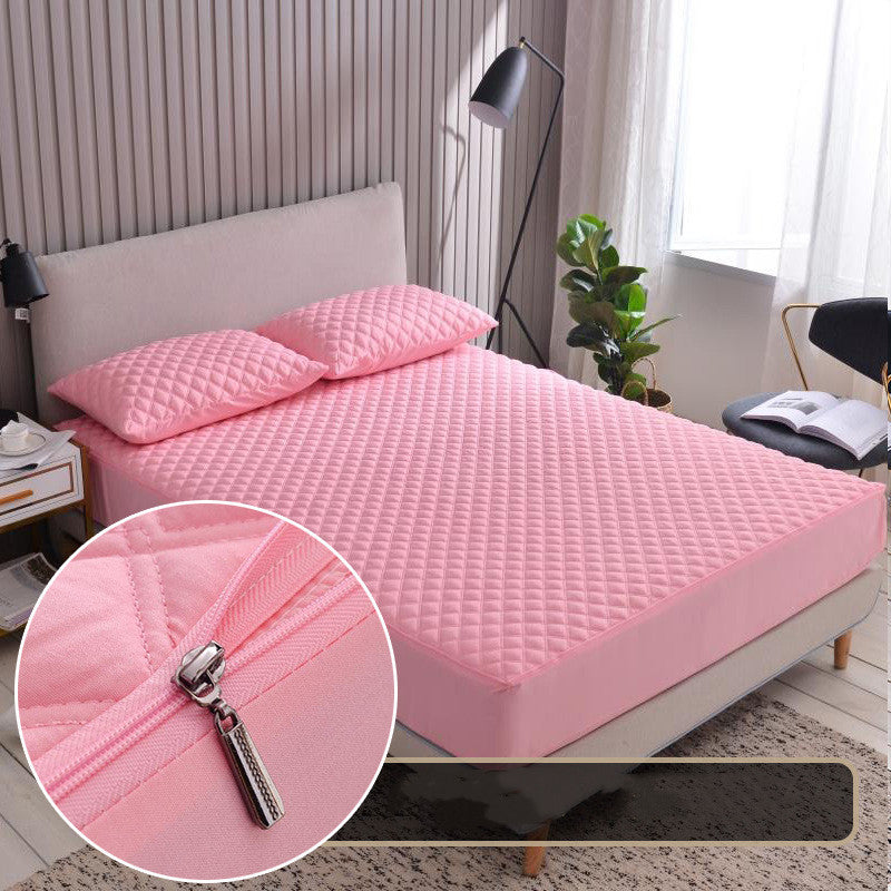 Non-slip fixed mattress protector