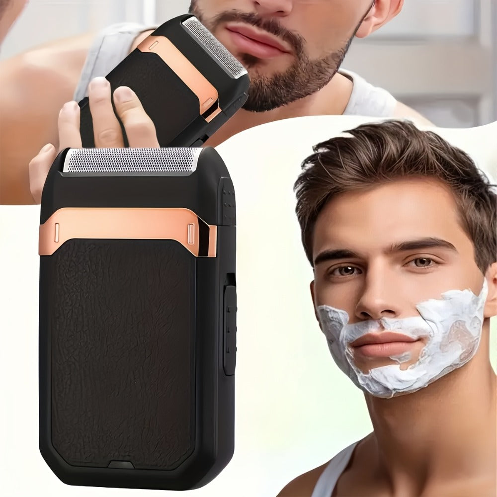 Black Foil Electric Shaver with Flip-Up Sideburn Trimmer, Rechargeable Body and 3.8-Inch Pictured Height — image 2
