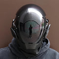 Cyberpunk Mask in a Reflective Design with Adjustable Rear Straps — image 1