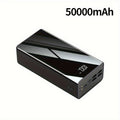 Portable Charger 50000mAh Large Power Bank LED Light Power Display Multi-Port USB-C Micro for an Everyday Personal Care Routi