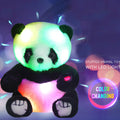 8-Inch Light-Up Panda Plush with Color-Changing LEDs, Soft Stuffed Body, Button Control and 2-AA Battery Compartment — image 