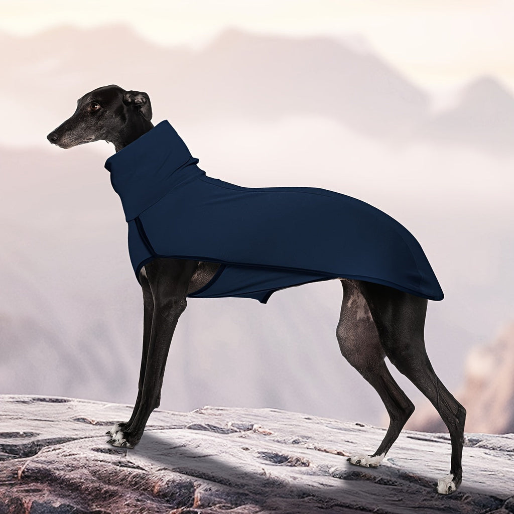 High-Neck Pullover Dog Coat in Burgundy, Navy or Fern Green with Selected XL Through 4XL Sizes — image 22