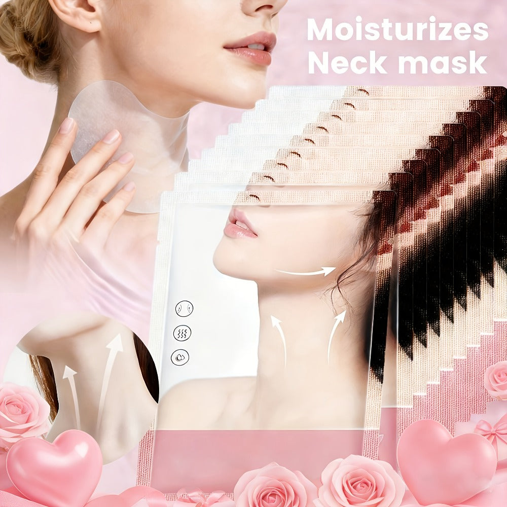 Niacinamide Collagen Neck Mask 20/30pcs - Deep Neck Care Beauty Mask for Women All Skin Types, Daily Neck Treatment Lifting G