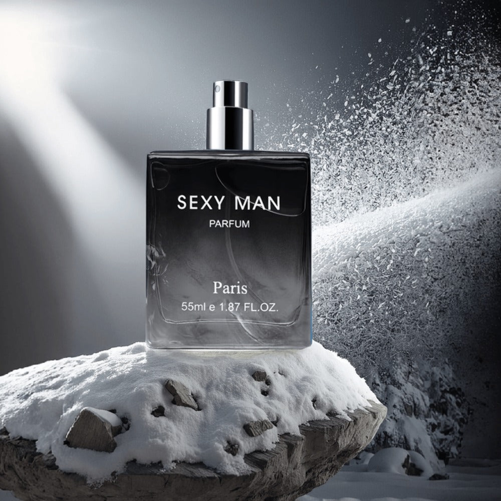 Cologne Spray for Men SEXY MAN Two-Bottle Set with 7054A and 7054B Color Options and Gift Vial — image 4