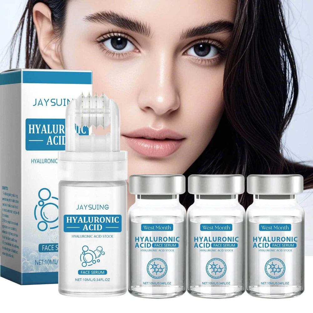 Hyaluronic Acid Collagen Elastin Micro Infusion Facial Serum 0.25mm - Microneedle Serum for Bath Time, Home Spa and Personal 
