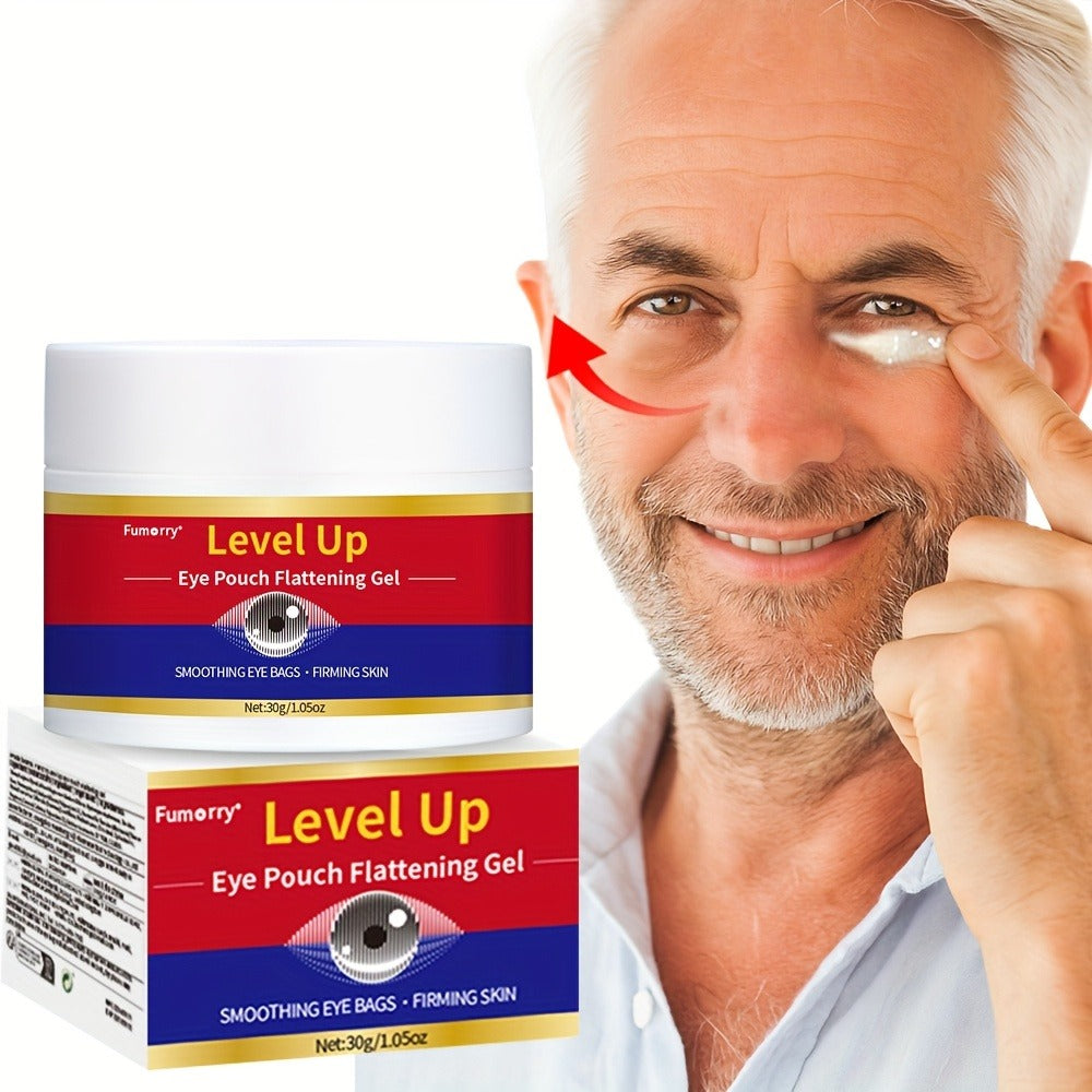 Level Up 30g Eye Cream Gel in a Wide Cosmetic Jar with Smooth Applicator-Style Container Design — image 1