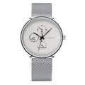 Men's Mesh-band Quartz Casual Business Luminous Watch