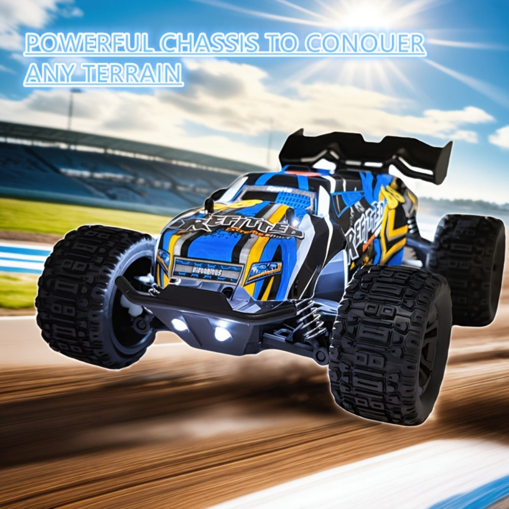 1:18 Scale RC Off-Road Car 35+ KM/H 4WD, 2.4GHz High Speed Remote Control Truck, Hobby Grade RC Racing Crawler for Kids & Adu