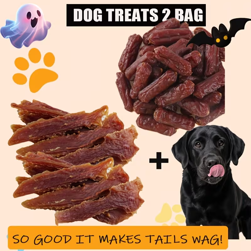 Dog Treats Chicken, Duck and Egg Yolk Assortment with Multi-Bag, 350g and 25 x 4g Options for Dog Reward Use — image 32
