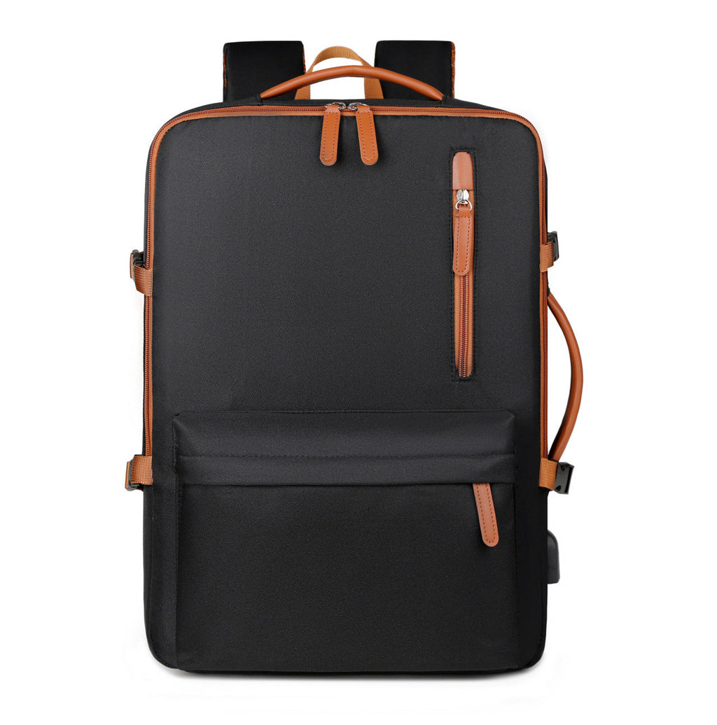 Business Travel Laptop Bag With Dual-Shoulder USB Charging Port
