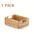 Water Hyacinth Pantry Storage Baskets with Chalkboard Labels, 9 x 12 x 5-Inch, 1- to 4-Pack — image 4