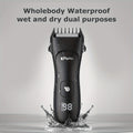 Ceramic-Blade Body Hair Trimmer with IPX7 Rating, LCD Display, Charging Stand and Black Housing — image 13