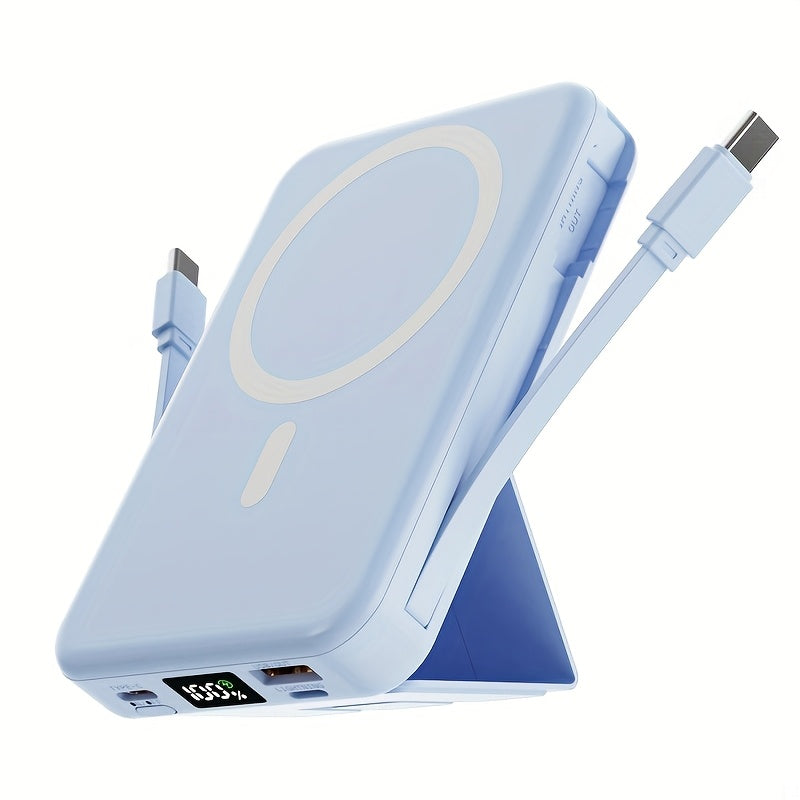 10000mAh Mobile Power, 22.W Magnetic Charging Treasure, Comes with Convenient Dual Cable, with LED Power Display — image 1