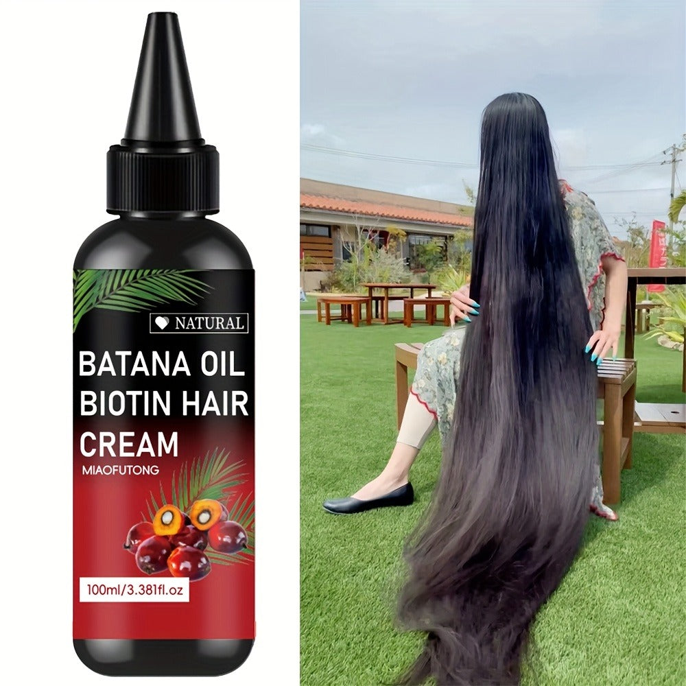 Hair Oil Batana 100ml Red-Label Pump Bottle with Rosemary Extract and Biotin for Root-to-Tip Application — image 3