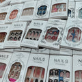Press On Nails 576-Piece Full-Cover Assorted Glossy Variety Set with Styles for Parties and Daily Wear — image 9