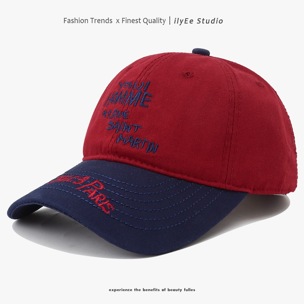 Big Head Circumference Peaked Cap Fashion Trendy Baseball Cap For Men