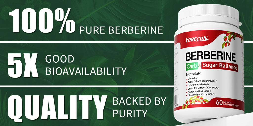 Dietary Supplement Berberine Capsules with Apple Cider Vinegar, Cinnamon and Green Tea, 60 Count — image 12