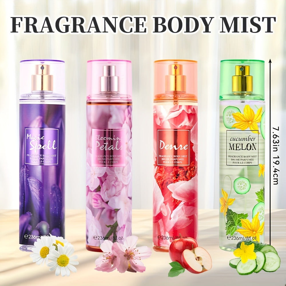Floral and Fruit Body Mist Spray, 8 fl oz / 236ml in Fourteen Exact Scent Options for External Body Use — image 6
