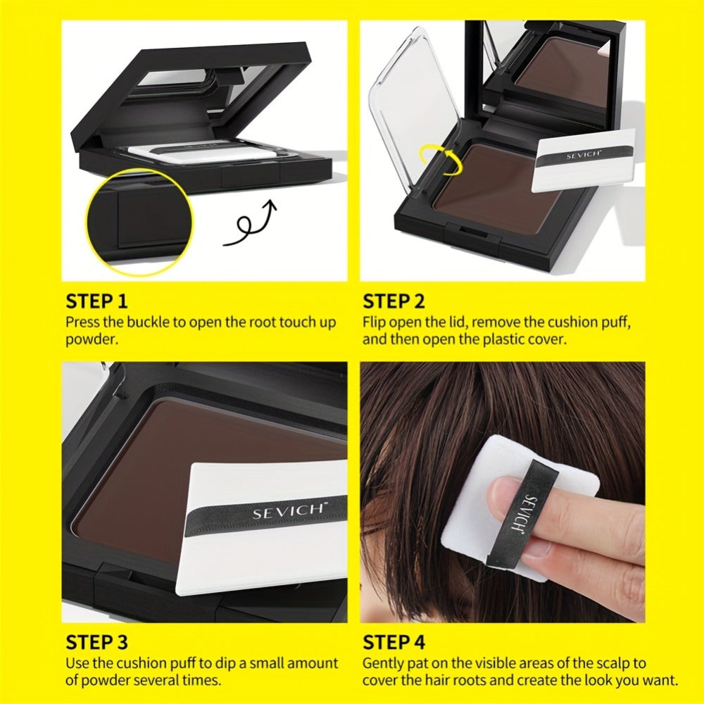 SEVICH Hairline Powder 12g Bald Spot & Root Concealer, 24H Stain-Proof Plant Squalane Formula — image 9