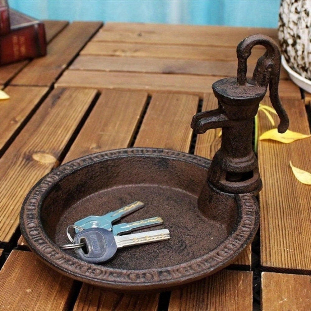 Bird Feeder Cast Iron Water Pump | Outdoor Garden Patio Wild Birds — image 4