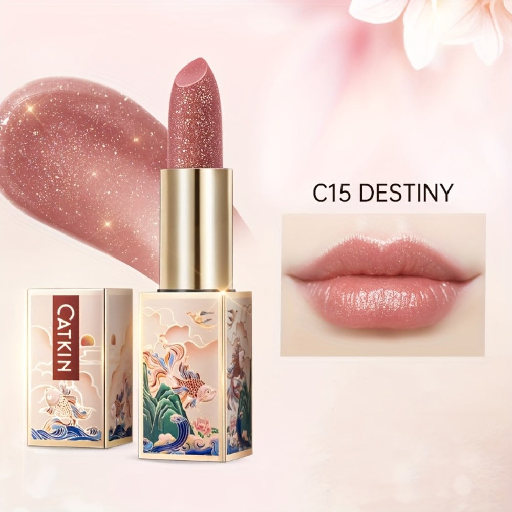 Lip Balm CATKIN Tinted Stick with Five Named Shade Options, Glossy Finish and Floral Packaging — image 2