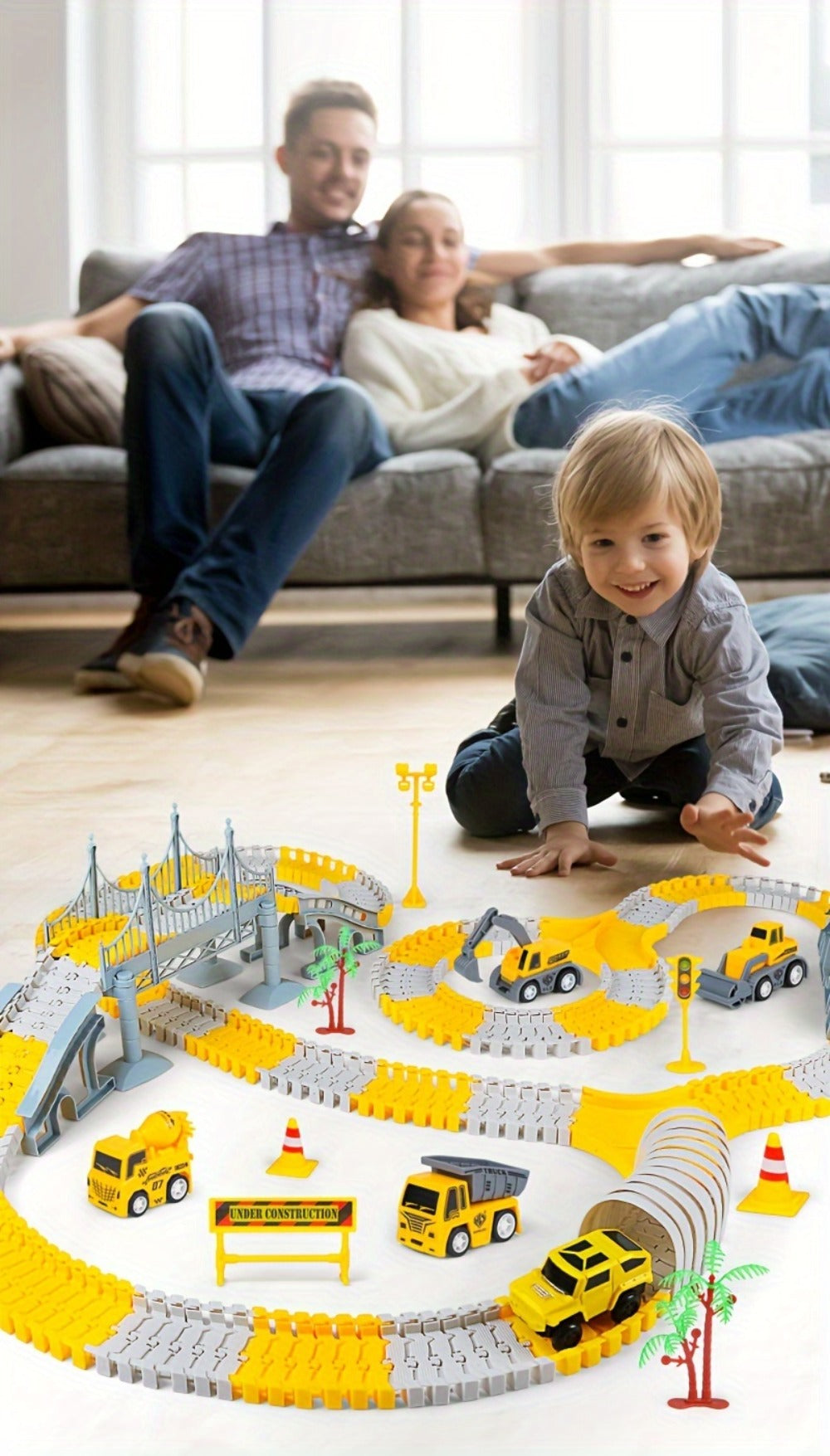 Roller Coaster Track Set 467pcs for Kids Ages 3 4 5 6 7 8 with the Listed Color, Size or Set Options for Everyday Use — image