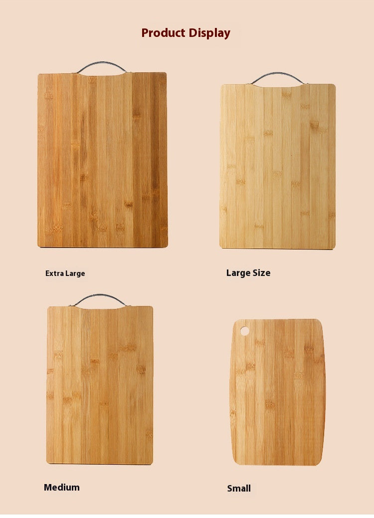 Kitchen Cutting Board Double-sided Bamboo Thickened Cutting Board