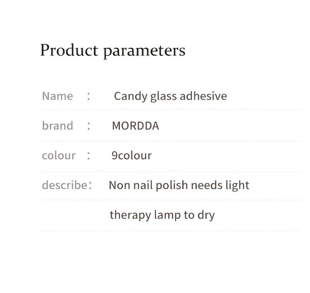 Gel Nail Polish 9-Color Candy-Glass Set with Translucent Gradient Finish and Fall-Winter Shade Palette for Nail Art — image 1