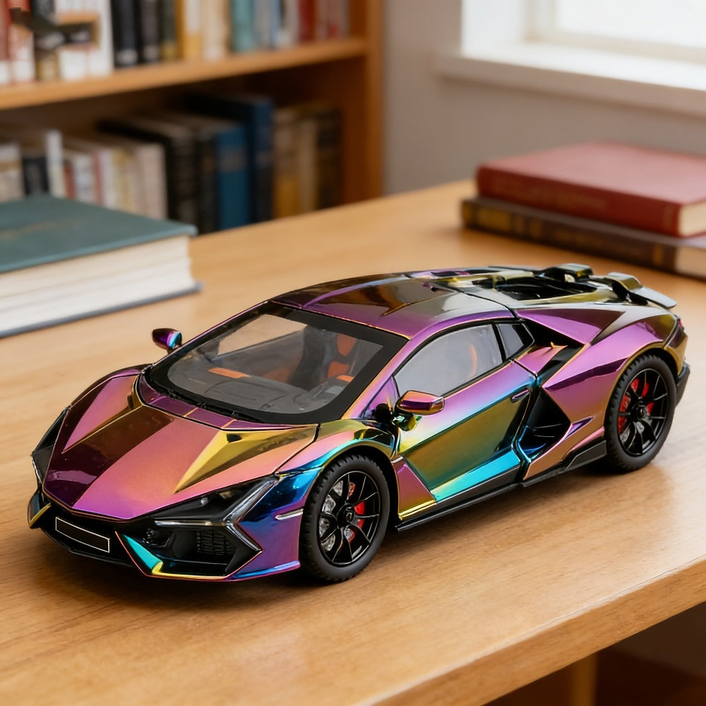 1:24 Scale Die-Cast Sports Car Model Collectible - Zinc Alloy Static Ornament with Realistic Details — image 5