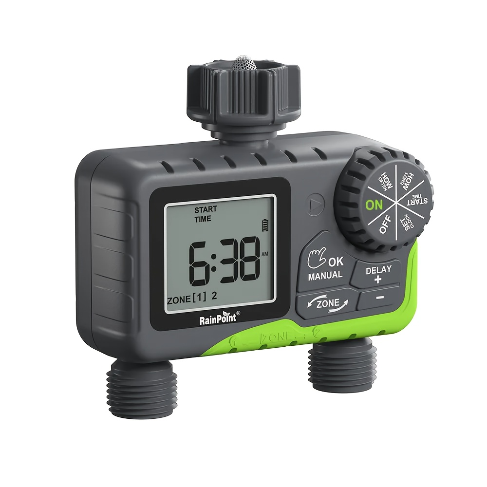 2-Zone Sprinkler Timer Programmable Faucet Irrigation Controller for Lawn & Yard, for Garden, Lawn and Yard Watering — image 