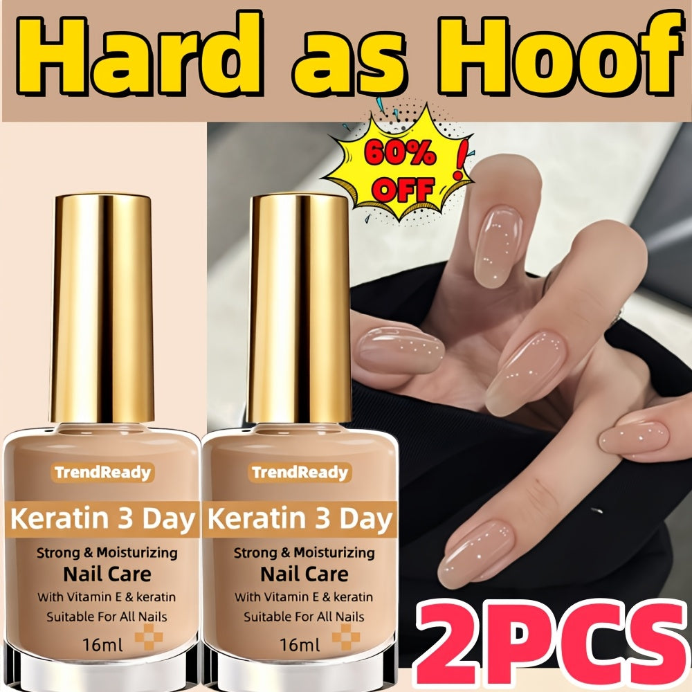 Gold-Cap Nail Care Coating in 16 ml Bottles with Two- or Four-Piece Quantity Options and Beige Labels — image 12