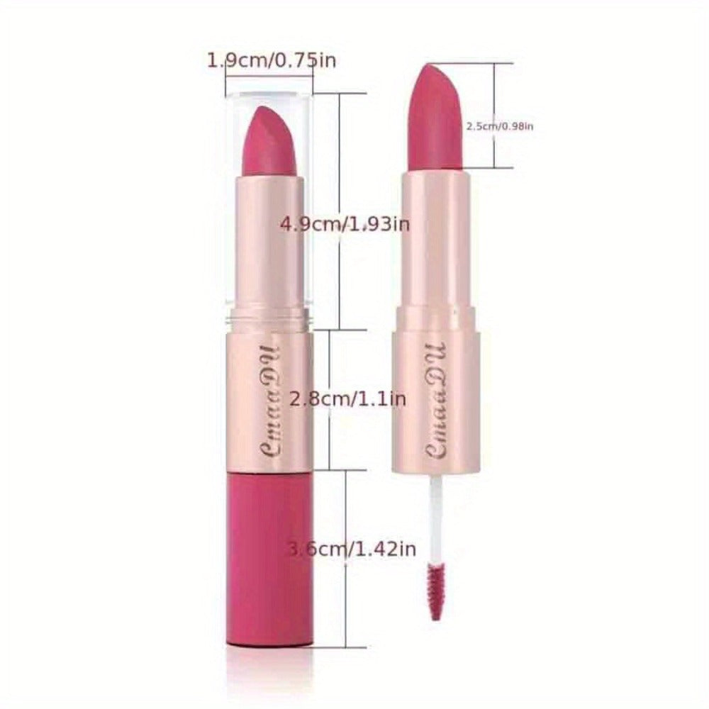 Dual-Ended Matte Lipstick & Lip Gloss Set 4pcs, 2-in-1 Velvety Lip Color, Non-Drying Comfortable Formula — image 6