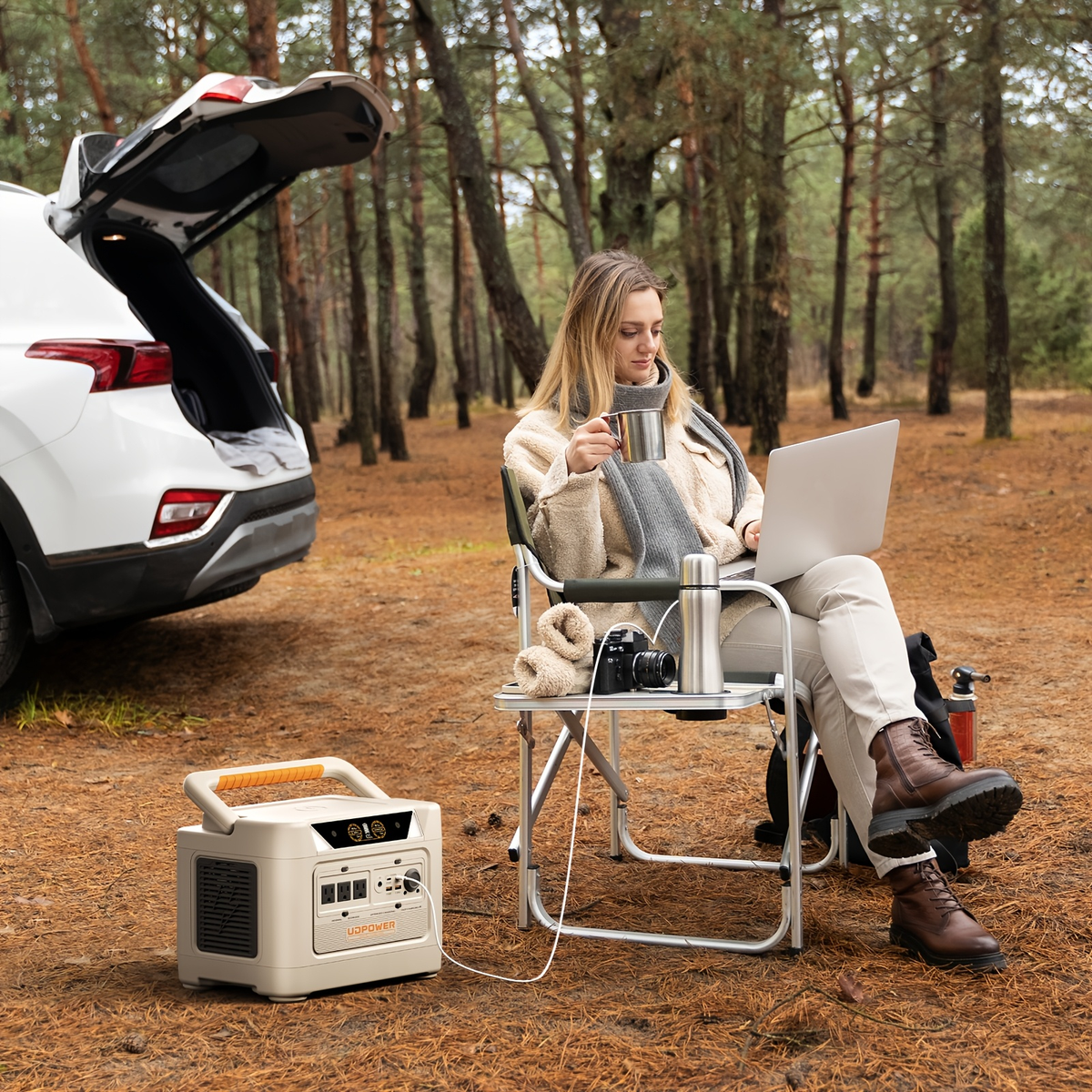 Portable Power Station 595Wh 600W with LiFePO4 Cell Pack, Nine Outputs, USB-C PD and 1200W Surge — image 20