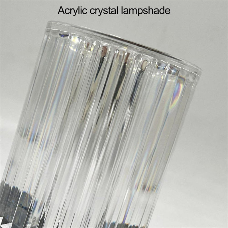 Crystal Lamp Table Lamp Atmosphere Creative Line Small Night Lamp Led Lights